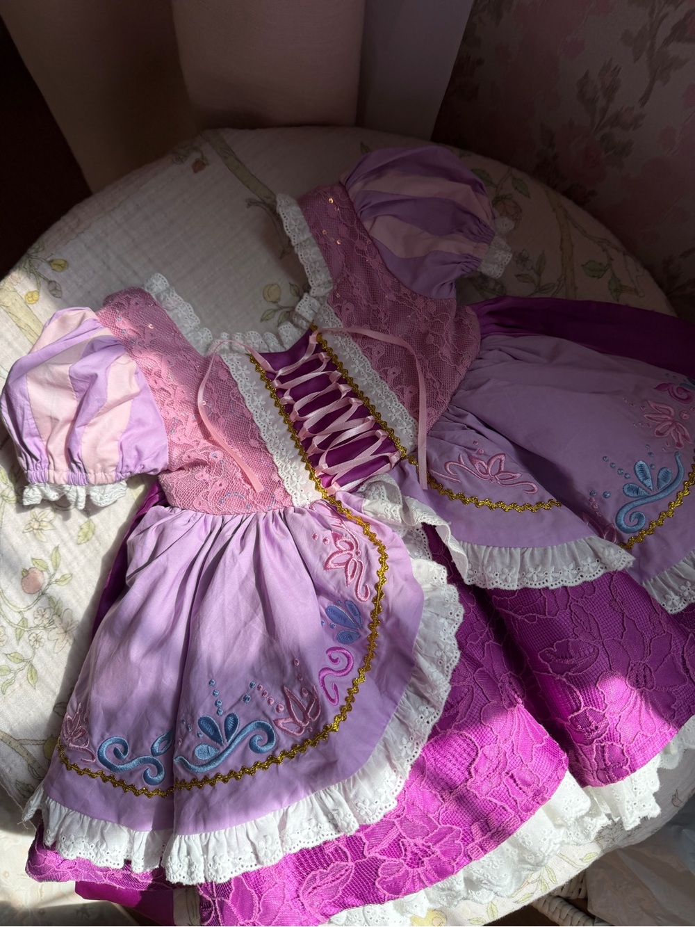 Rapunzel Dress - Bitty Bundles of Joy